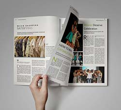 通用型商业杂志画册indesign模板：Multi-purpose Magazine Template